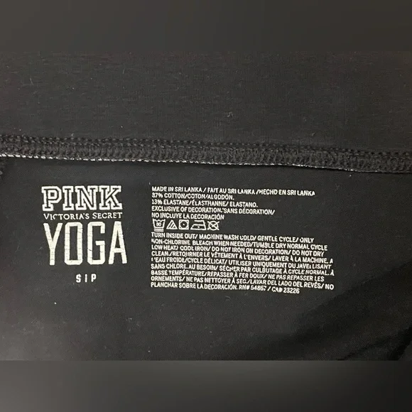 PINK Victoria’s Secret Black Yoga Leggings - Picture 8 of 8